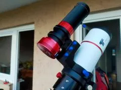 Guidescope clamp telescope/lens