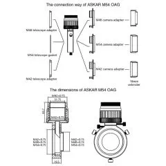 Askar OAG Off-Axis-Guider T2/M48/M54