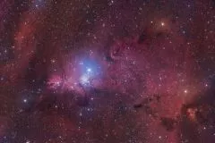 Image of NGC2264 (Christmas Tree Nebula) with Askar 107PHQ