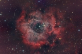 Erfahrung und Aufnahme mit Skywatcher Quattro 150P NGC2244 Rosettennebel