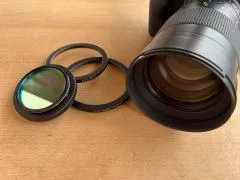 Use 2 filter on photo lens for astrophotography