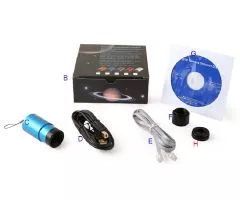 TS-Optics ToupTek Color camera and autoguider - IMX 327, D=6.46 mm sensor