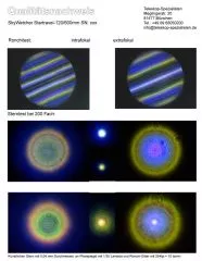 Qualittsnachweis (Sterntest und Ronchi-Aufnahme) eines SkyWatcher Startravel-120 f/5 Refraktor nach aufwendiger Justage.