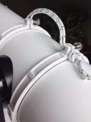 Tube clamps and focuser with 1:10 reduction for SkyLiner 250P Dobson SkyWatcher