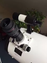 Tube clamps and focuser with 1:10 reduction for SkyLiner 250P Dobson SkyWatcher