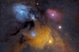 Aufnahme Rho Ophiuchi Nebel mit William Optics Redcat 71