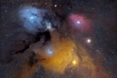 Image of the Rho Ophiuchi Nebula with William Optics Redcat 71
