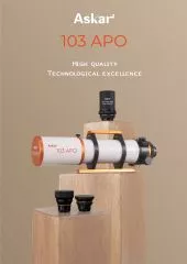 Action: Askar 103APO incl. 1x flattener + 0.6x + 0.8x reducer + guiding scope - apochromatic refractor - 103mm f/6.8 700mm
