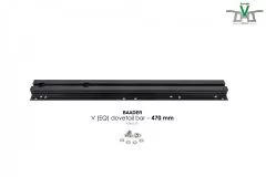 Baader Schiene V, 470mm fr SC C8, C9.25 und C11 auf Vixen GP Klemmung