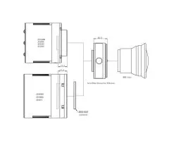 ZWO Filterschublade fr EOS Objektive - fr 2 Filter