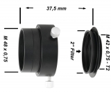 TS-Optics M48 Universaladapter, Rotator und Filterhalter fr Astrokameras mit 17,5 mm und T2 Gewinde