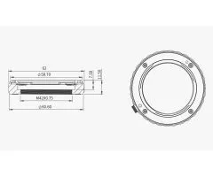 ZWO Sony-NEX-Adapter auf T2 fr e-Mount Objektive