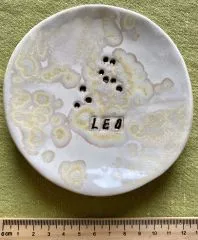 Astro: Zodiac porcelain bowl/plate, handcrafted from porcelain. Each piece is unique.