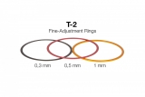 Baader T-2 Fein-Abstimmringe Set aus Aluminium (0,3 / 0,5 / 1mm) T2