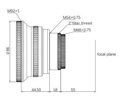 Askar 0,8x Reducer / Korrektor fr 140APO