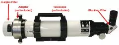 LUNT LS60FHa/B3400 H-Alpha solar filter +