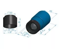 TS-Optics ToupTek Color Camera and Autoguider - D=6.46 mm Sensor