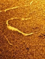 Sun with LUNT LS130MT B3400 double-stack module