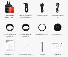 ZWO ASI2600MM Mono Astro Camera with Guiding Sensor and ASIAir - Sensor D=28.3 mm