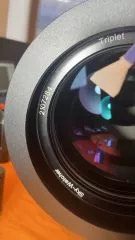 Fingerprint on the lens - Cleaning the lens