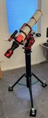 Askar 103APO on ZWO AM5 on column stand with ZWO ASI2600MC Pro, ASIAIR, ASI120MM Mini