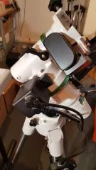 Gebraucht: SkyWatcher Montierung EQM-35 Pro SynScan mit Stahl-Stativ. Eine fototaugliche Reisemontierung inkl Tasche