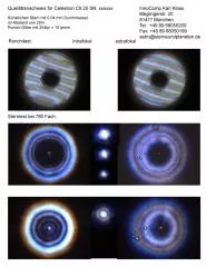 Sterntest und Ronchi fr ein Celestron C9.25