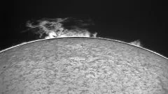 Eine imposante Protuberanz am 19. August 2025