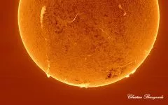 Experience and recordings with ACUTER Elite Phoenix 40 H-alpha solar telescope