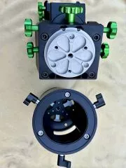 Skywatcher Wave 150i passt auf ZWO Stativverlngerung PE200 und ZWO Carbon Stativ TC40 (fr AM5N / AM3N)