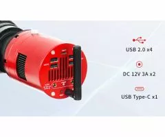 ZWO ASI585MM Monochrome Astro Camera with Guiding Sensor and ASIAir - Sensor D=12.84 mm