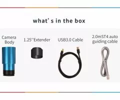TS ToupTek G3M2210M Monochrome Planetenkamera mit SC2210 Sensor, D=8,8 mm