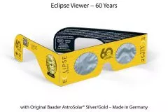 Baader Sonnenbrille für Sonnenbeobachtung Solar / Eclipse Viewer AstroSolar® Silver/Gold – 60 Years