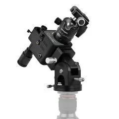 Omegon Montierung Segugio Tracker Set mit Kugelkopf, Deluxe Polhöhenwiege und Polsucher