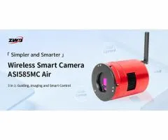 Rückläufer: ZWO ASI585MC AIR mit Guidingsensor und ASIAir D=12,84mm Kamera Farb Astrokamera